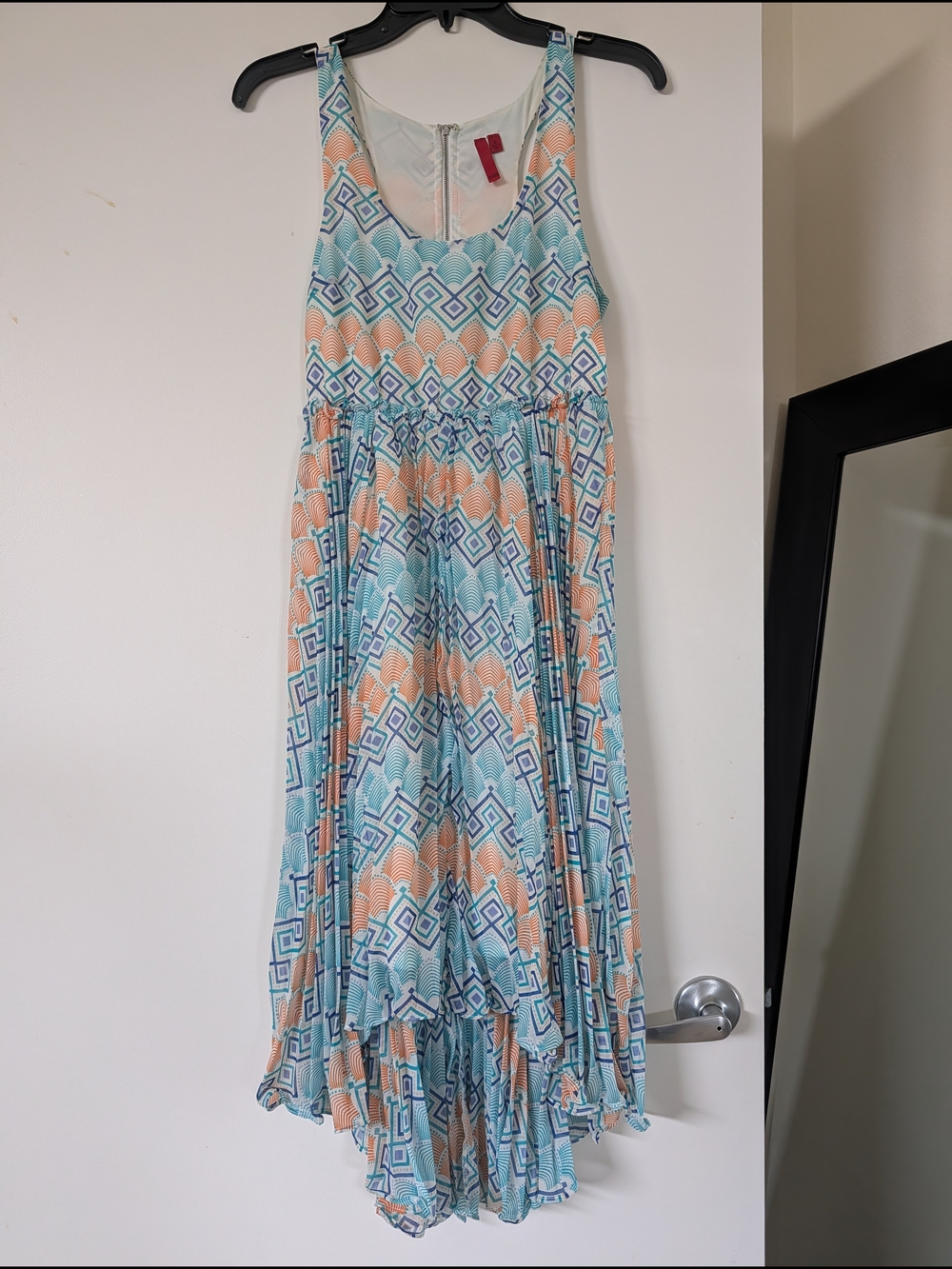 Summer Sleeveless Midi Tropical Dress